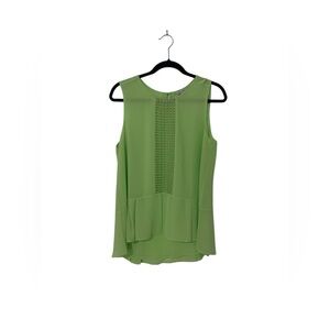 Naked Zebra Lime Green Sleeveless Blouse